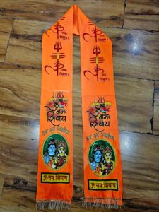Om Namah Shivay Religious Dupatta Manufacturer in Mathura