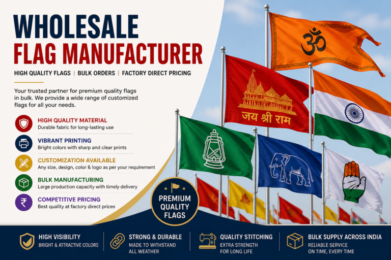 bulk flag manufacturing company India