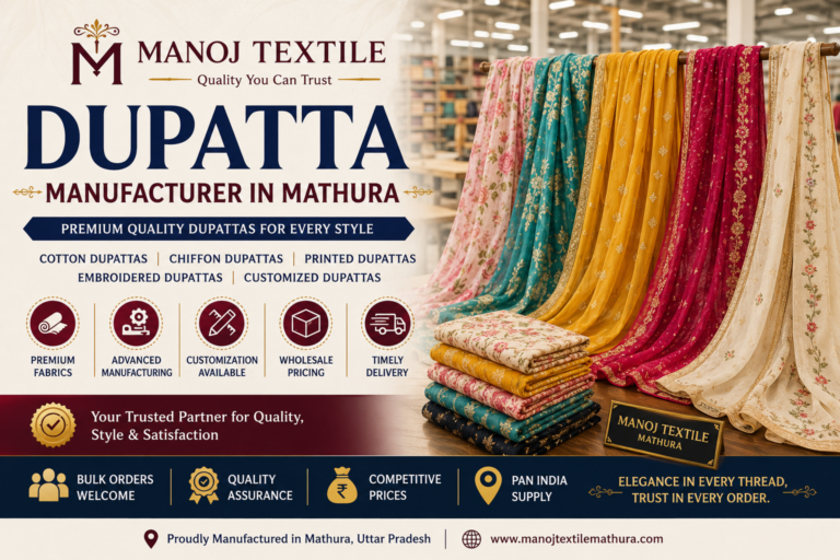 Dupatta Manufacturer in Mathura
