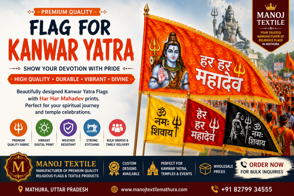 Flag for Kanwar Yatra